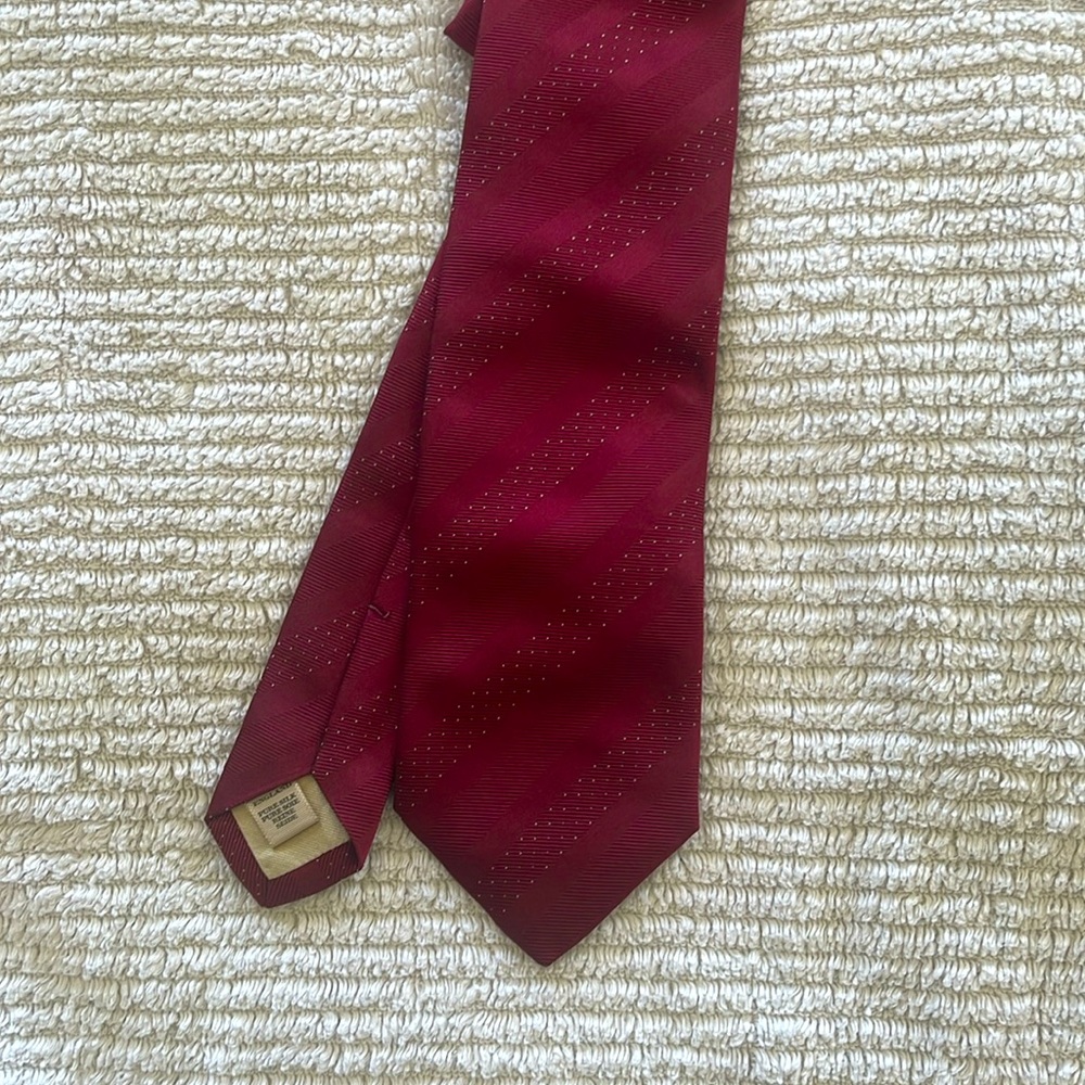Vintage Burberry handmade silk tie